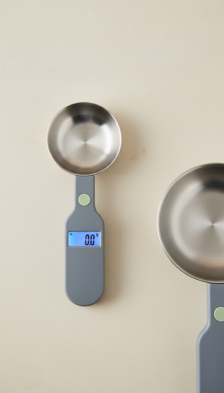 Spoon Scale With Stainless Steel Bowl