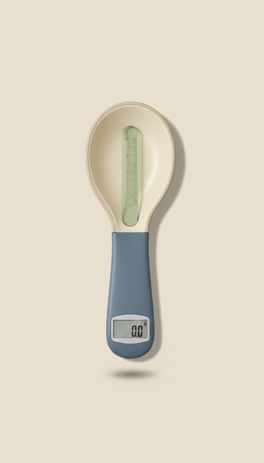 Portable Spoon Scale With Measuring Guide Insert