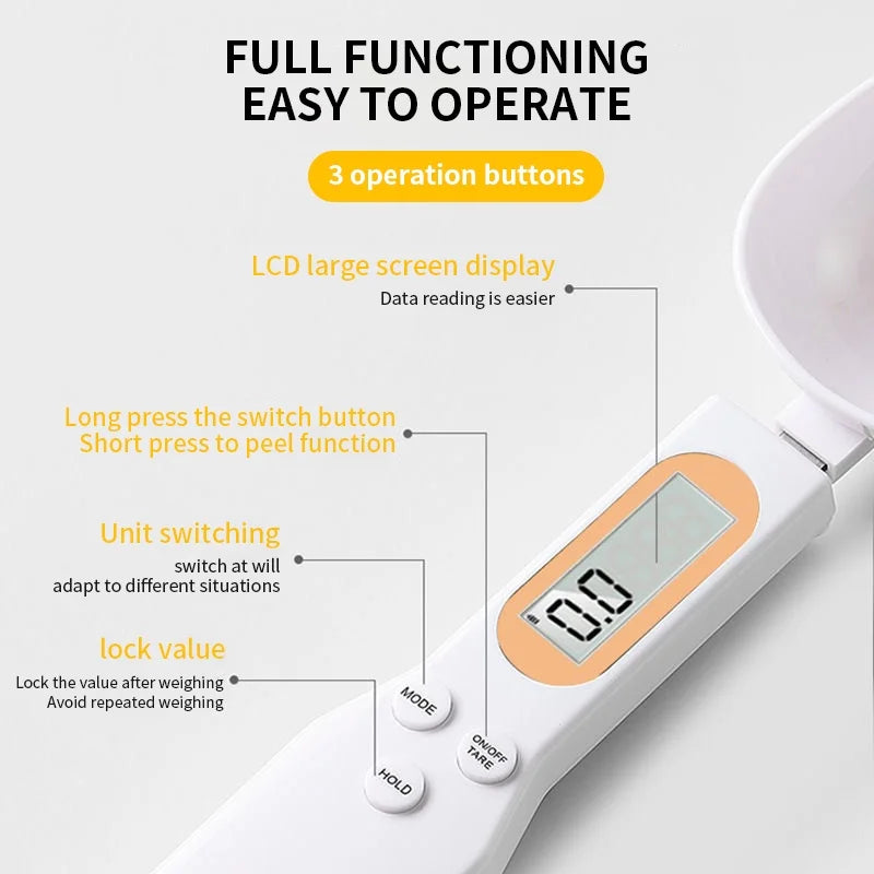 Smart Spoon Scale for Cooking